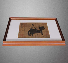 户县书画装裱配框服务案例