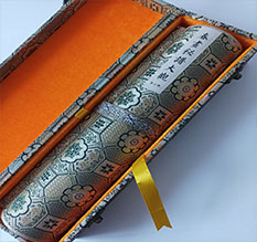 户县书画装裱案例